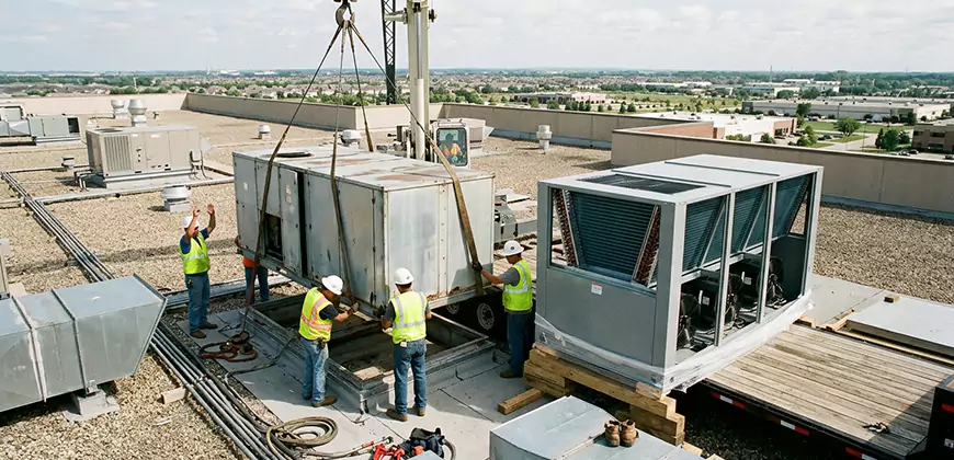 Commercial Air Handling Unit Replacement in New Haven